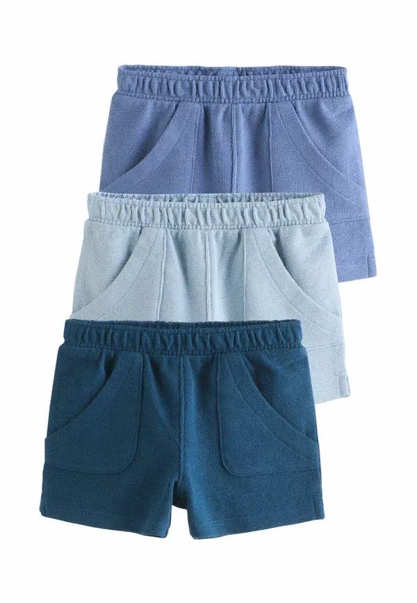 Брюки спортивные из 100% хлопка Regular Fit 3 Pack Next, синий