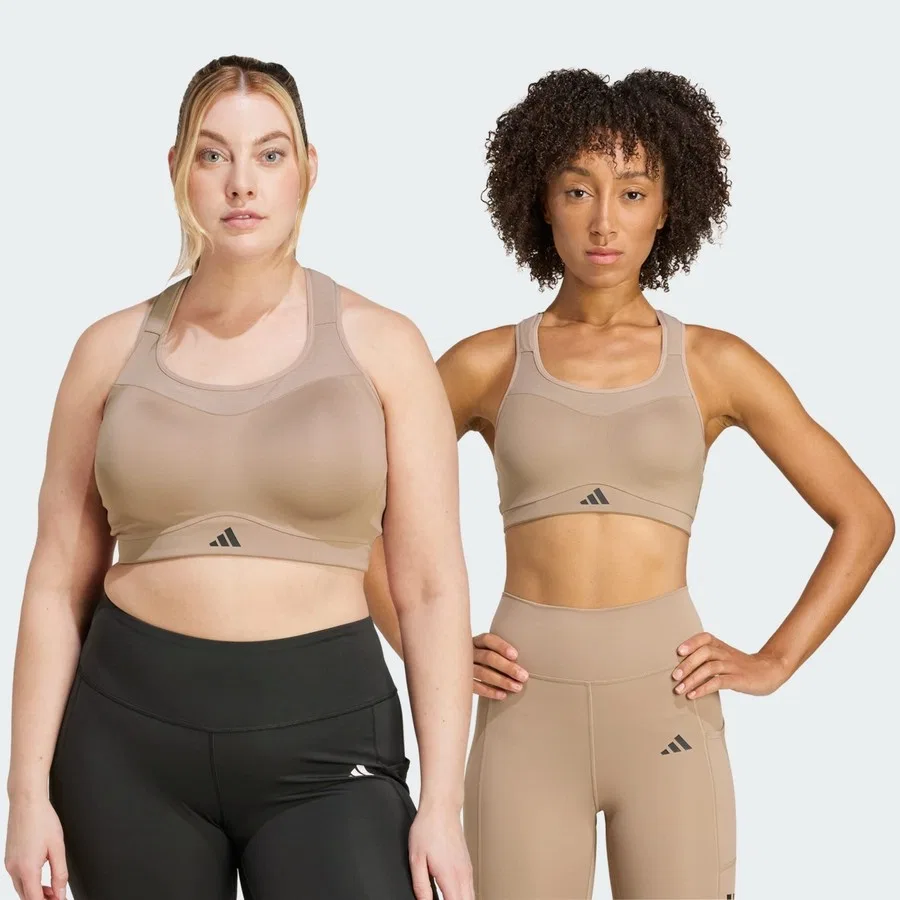 Спортивный топ с высокой поддержкой для тренировок Tlrd Impact Training High Support Bra adidas, Черный
