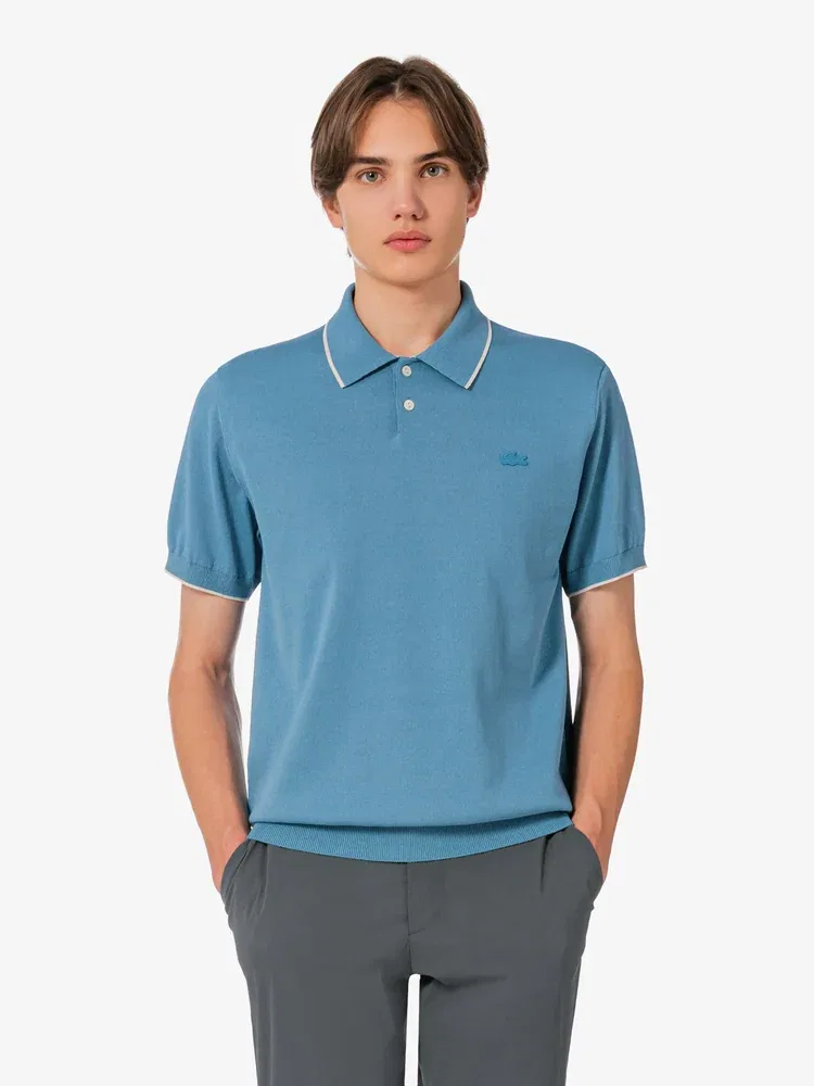 Футболка поло с коротким рукавом, Paper LACOSTE, Blue