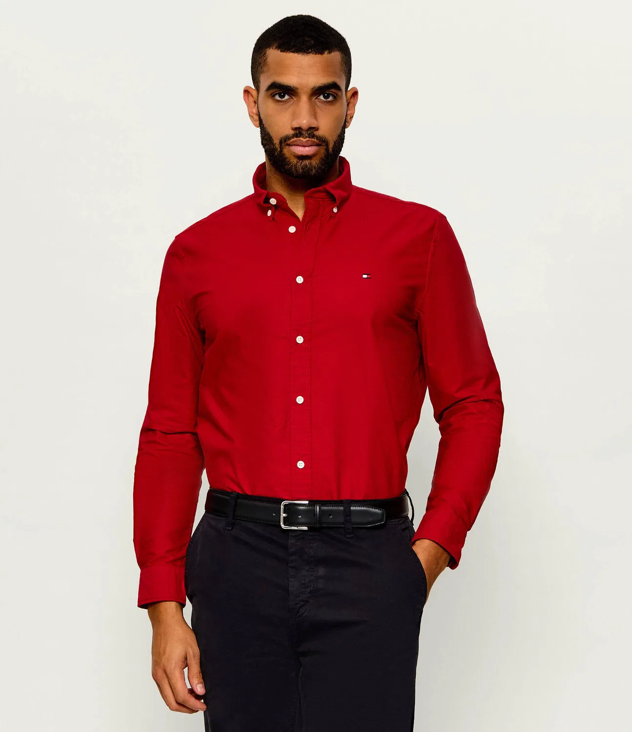 Рубашка с длинным рукавом Tommy Hilfiger, красный