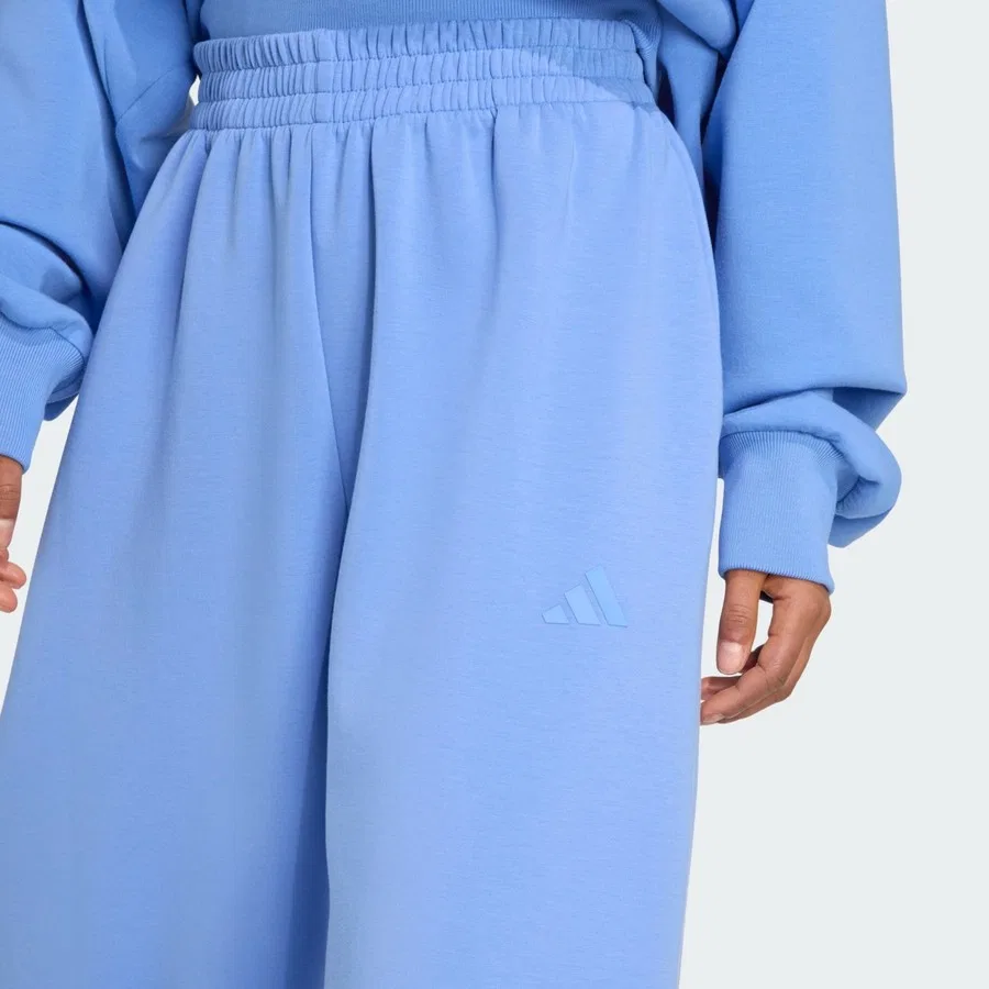 Штаны спортивные с свободным кроем Soft Lux Loose Pant adidas, Tropik - Белый — фото 4