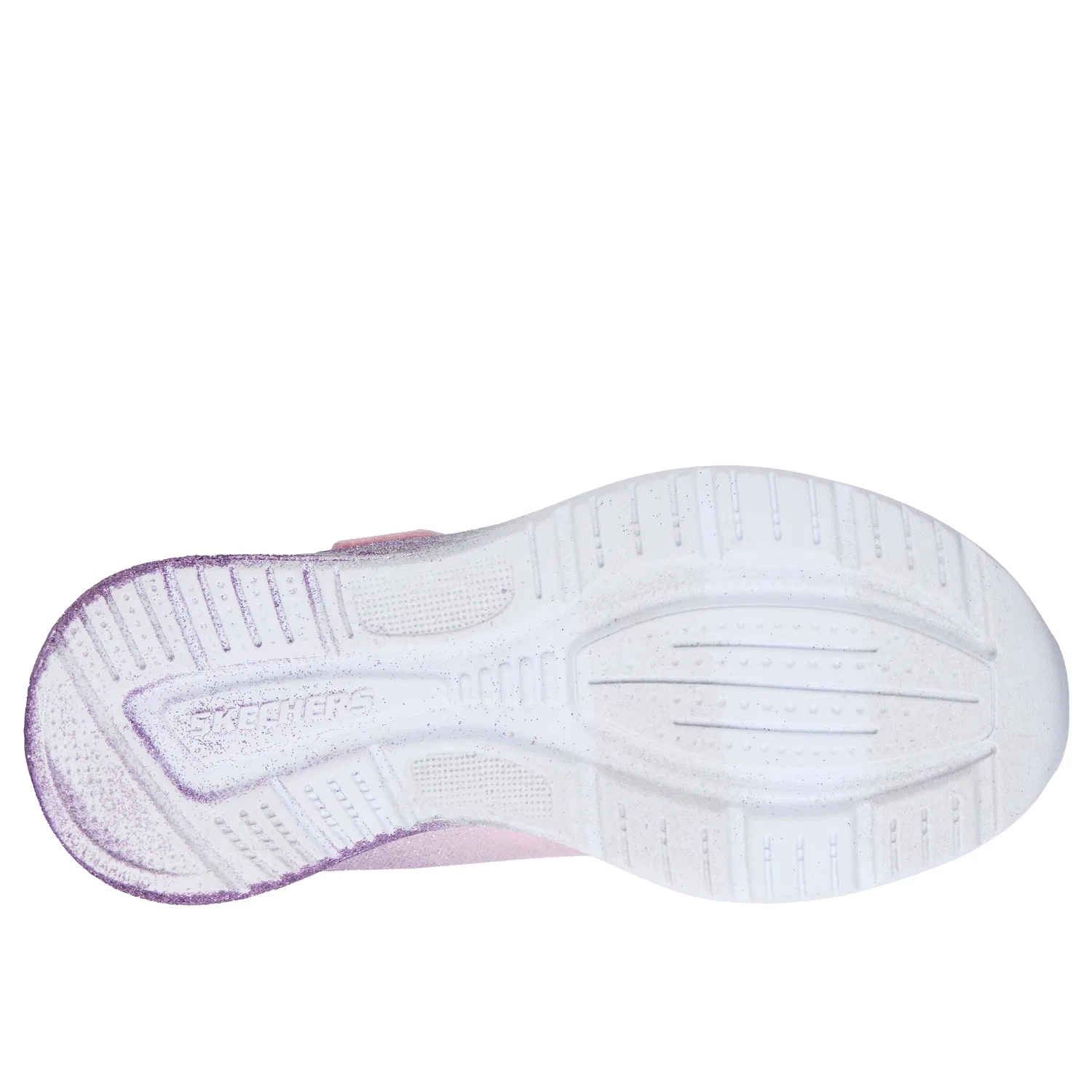 Детские кроссовки с блестками Skechers MICROSPEC MAX ADVANCE, Pink-Lavender — фото 3