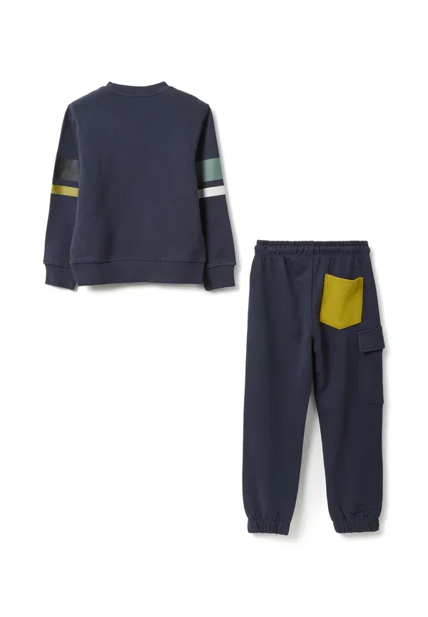 Спортивный костюм из хлопка Set regular fit Ovs Blue Marl, синий — фото 2