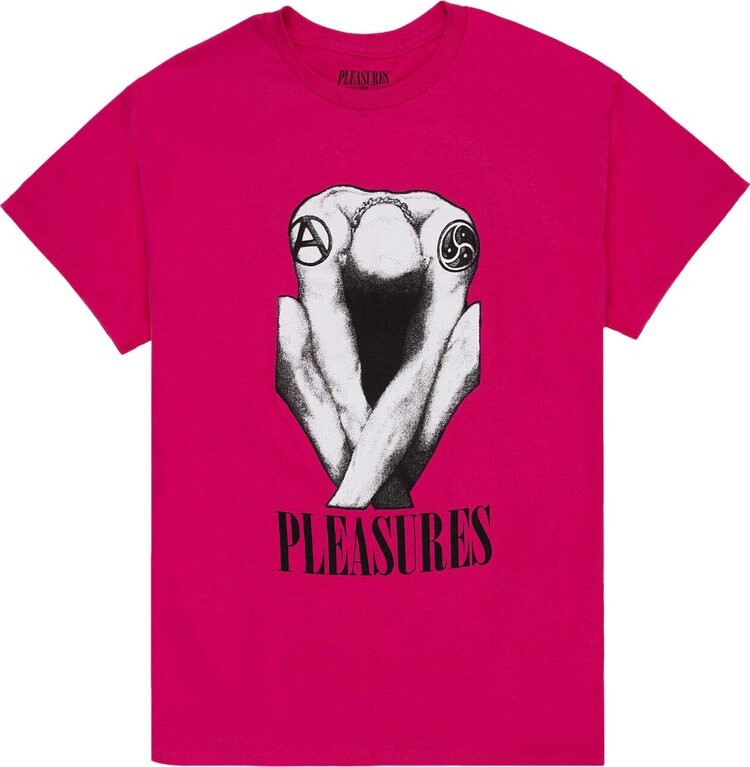 

Футболка Pleasures Bended T-Shirt 'Pink', розовый