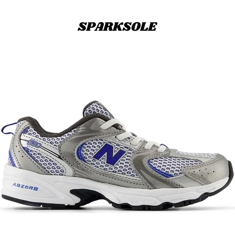 Детские кроссовки с шнуровкой PZ530ADE Sparksole New Balance, Серый