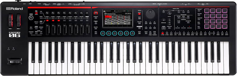 

Полувзвешенный клавишный синтезатор Roland FANTOM-06 с 61 клавишей