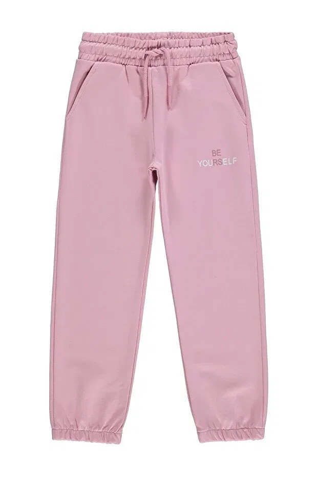 Детские спортивные штаны для девочек с принтом Civil Girls, Dark Pink