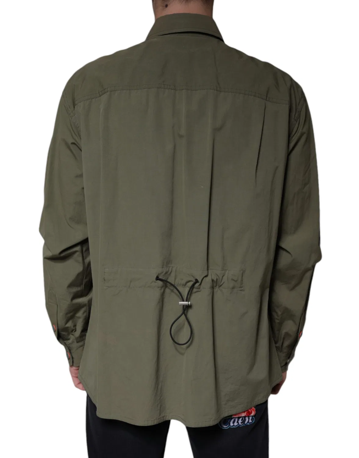Мужская куртка с воротником на пуговицах Collared Jacket Dolce & Gabbana, Green — фото 4