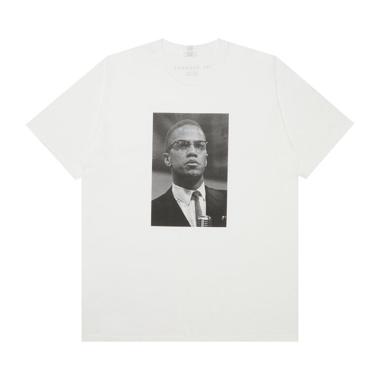 

Футболка Supreme Malcolm X Tee 'White', белый