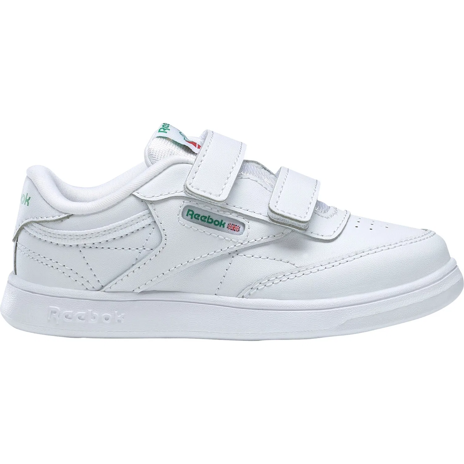 Детские кроссовки с кожаным верхом Reebok Classic, White — фото 2