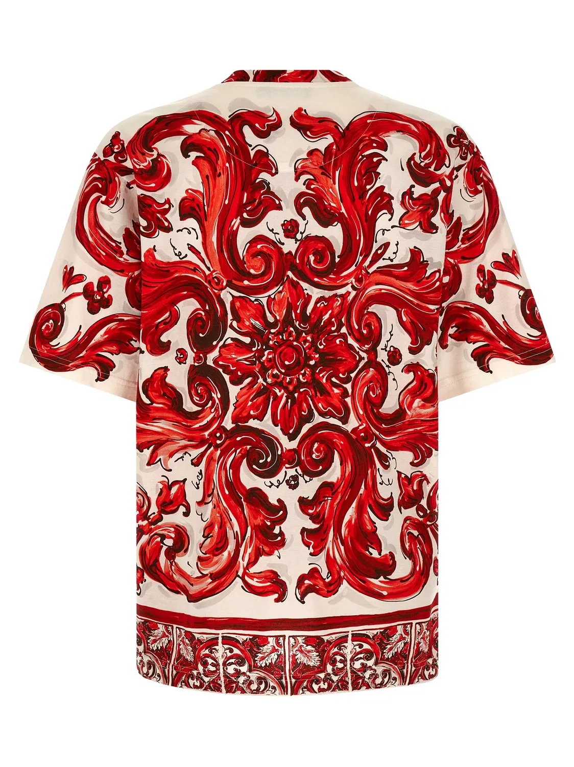 Футболка "Майолика" DOLCE & GABBANA, красный — фото 2