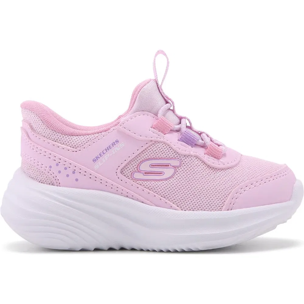 Детские кроссовки Bounder Pro для малышей Skechers, Light Pink — фото 2