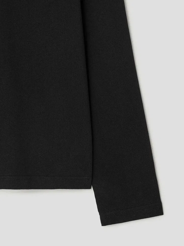 Футболка с длинным рукавом с логотипом Le Tshirt Gros Grain Ml JACQUEMUS, Black — фото 4