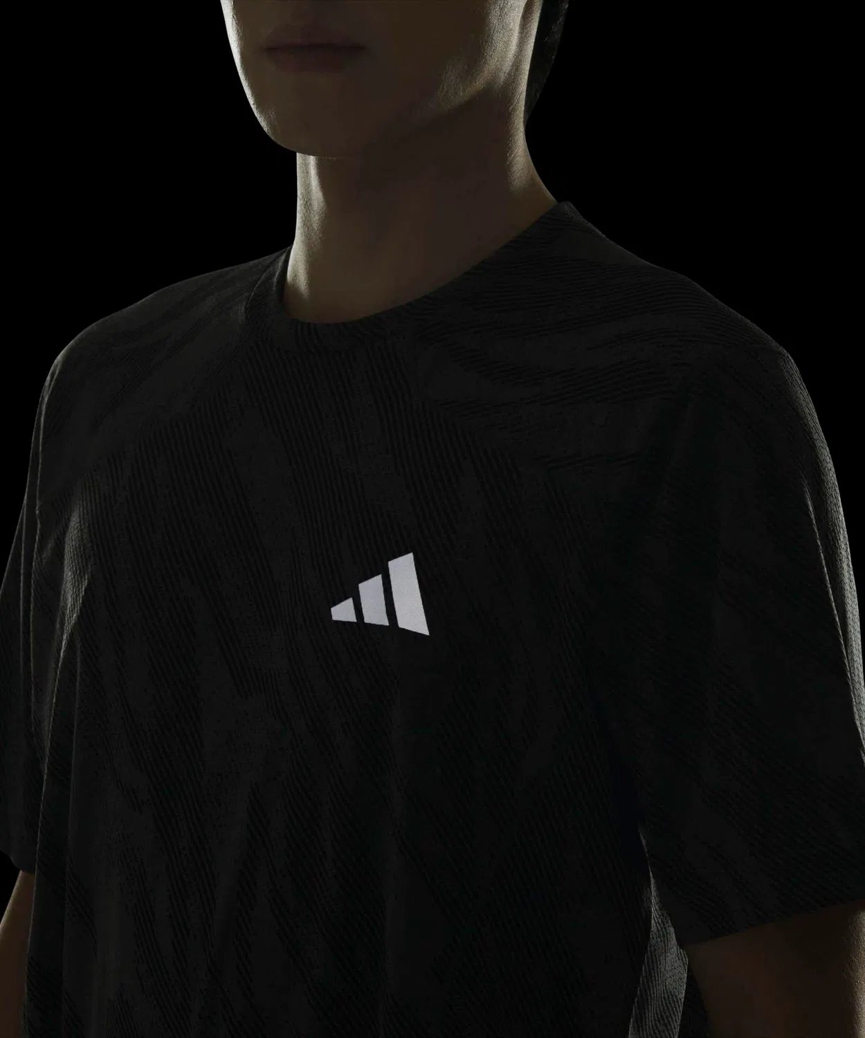 Мужская футболка с принтом Cool Touch Regular Fit Camo AOP Adidas, Серый — фото 3