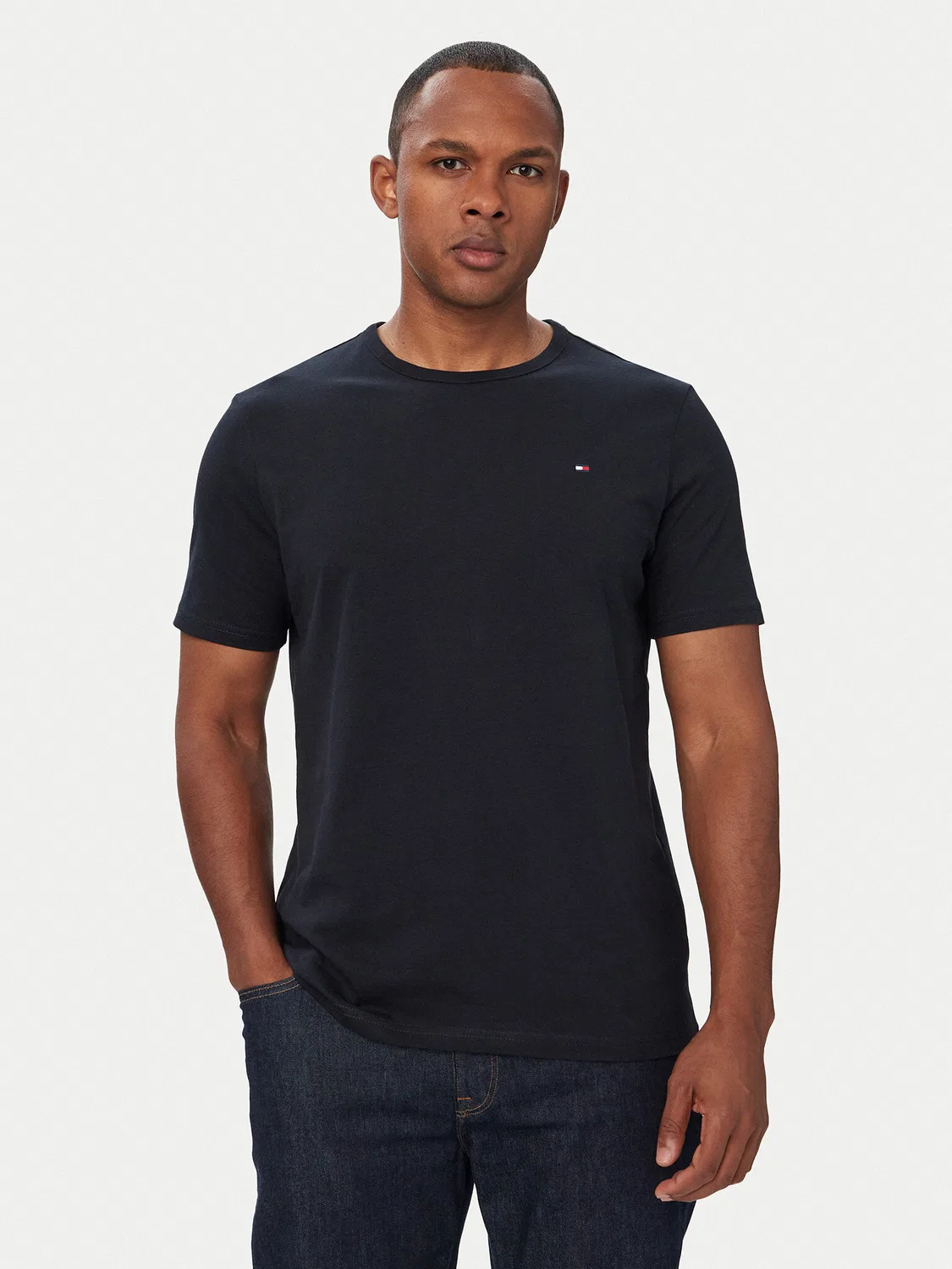 Мужской комплект из футболок стандартного кроя Ss Tee Tommy Hilfiger, темно-синий — фото 2