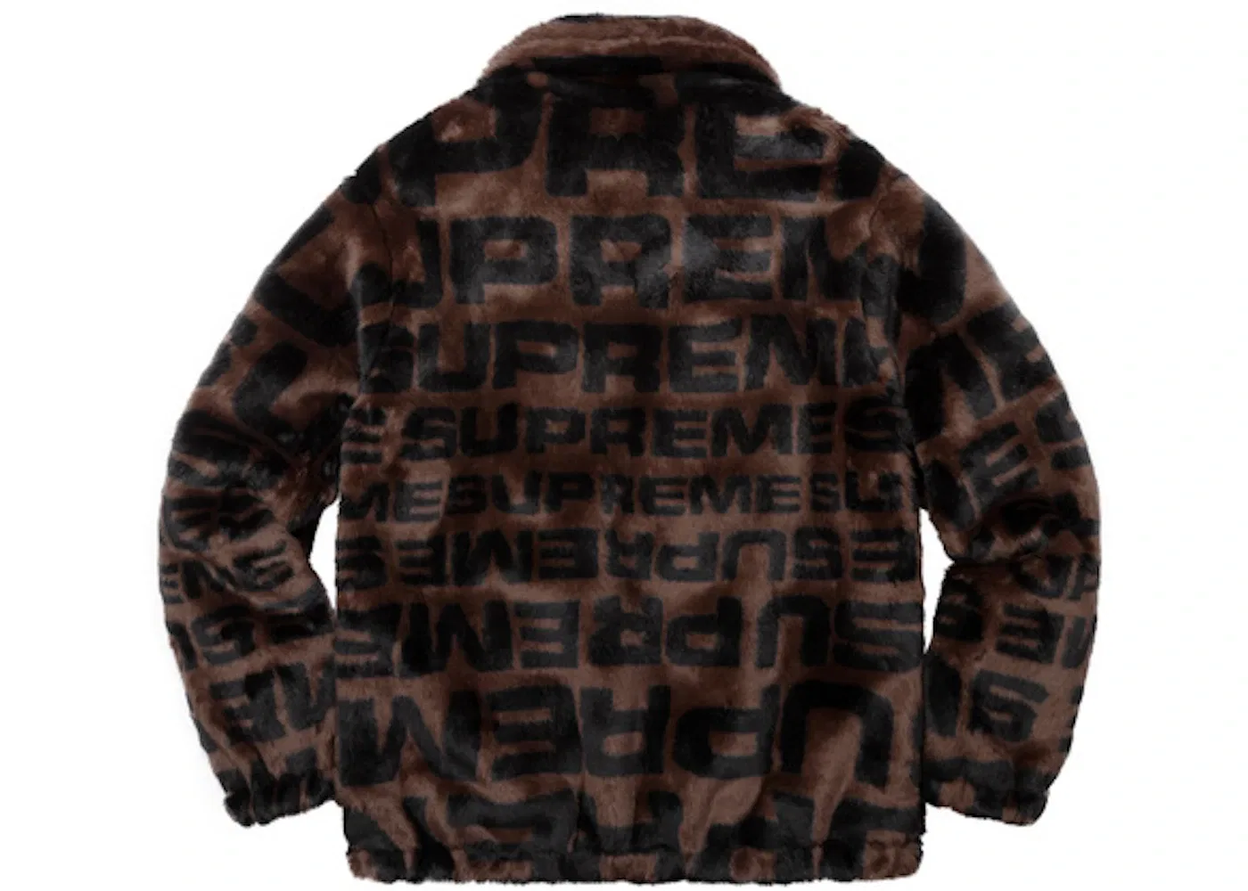 Мужская куртка-бомбер из искусственного меха Repeater Bomber Supreme, Brown — фото 3