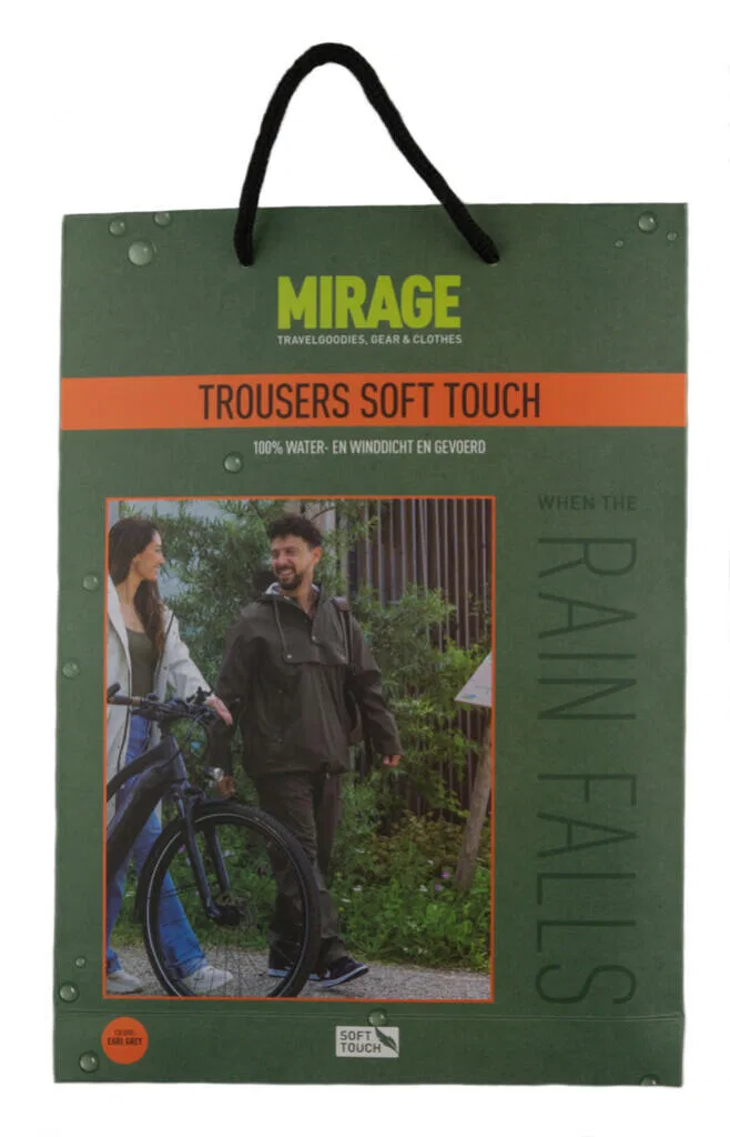 Детские водонепроницаемые брюки Mirage Rainfall Trouser Soft Touch, Цвет Grau — фото 3
