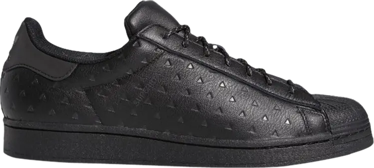 

Кроссовки Adidas Pharrell x Superstar 'Black Future', черный