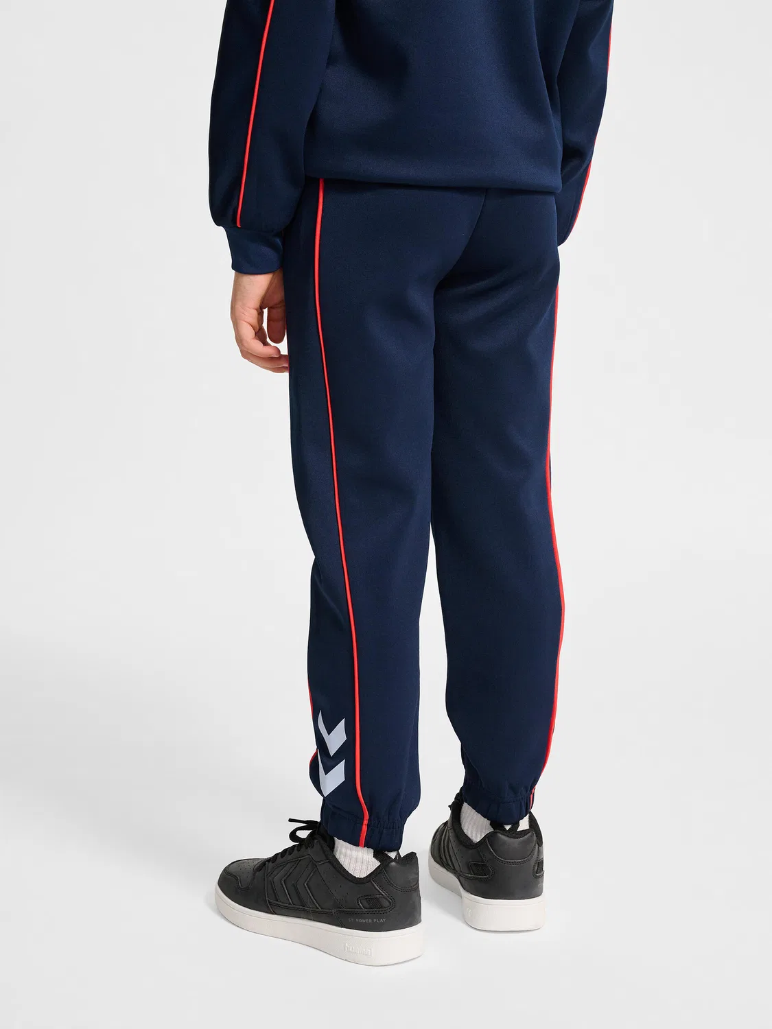 Детские брюки с регулируемой талией Hmljr Interlock Hummel, Navyblau — фото 4