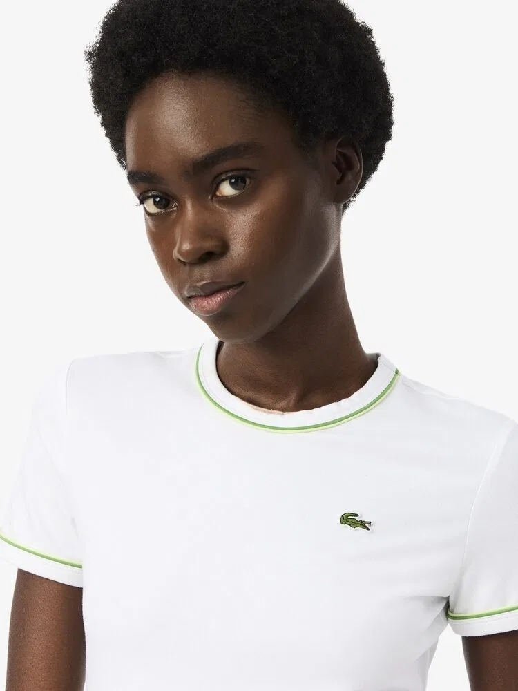 Футболка LACOSTE TF5289 Slim Fit, White — фото 2