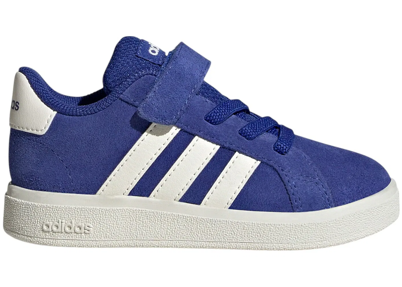 Детские кроссовки для мальчиков и девочек Lifestyle Adidas Grand Court 2.0, Semi Lucid Blue Off White Core Black