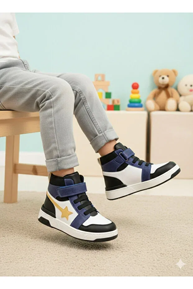 Детские ботинки для девочек с водоотталкивающей пропиткой World Kids, Black