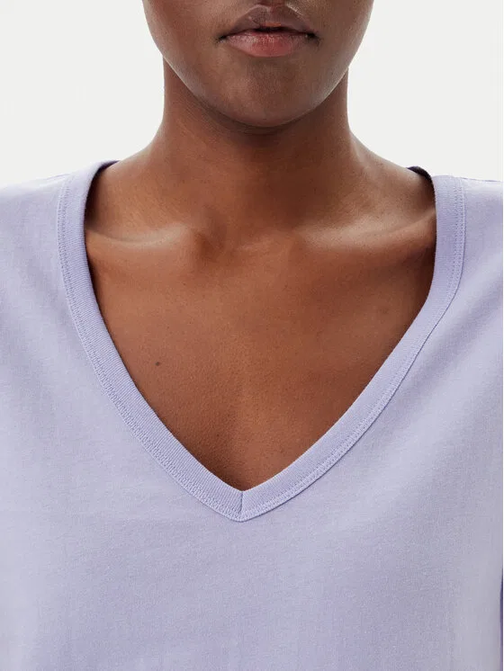 Футболка regular fit Gap, фиолетовый — фото 4