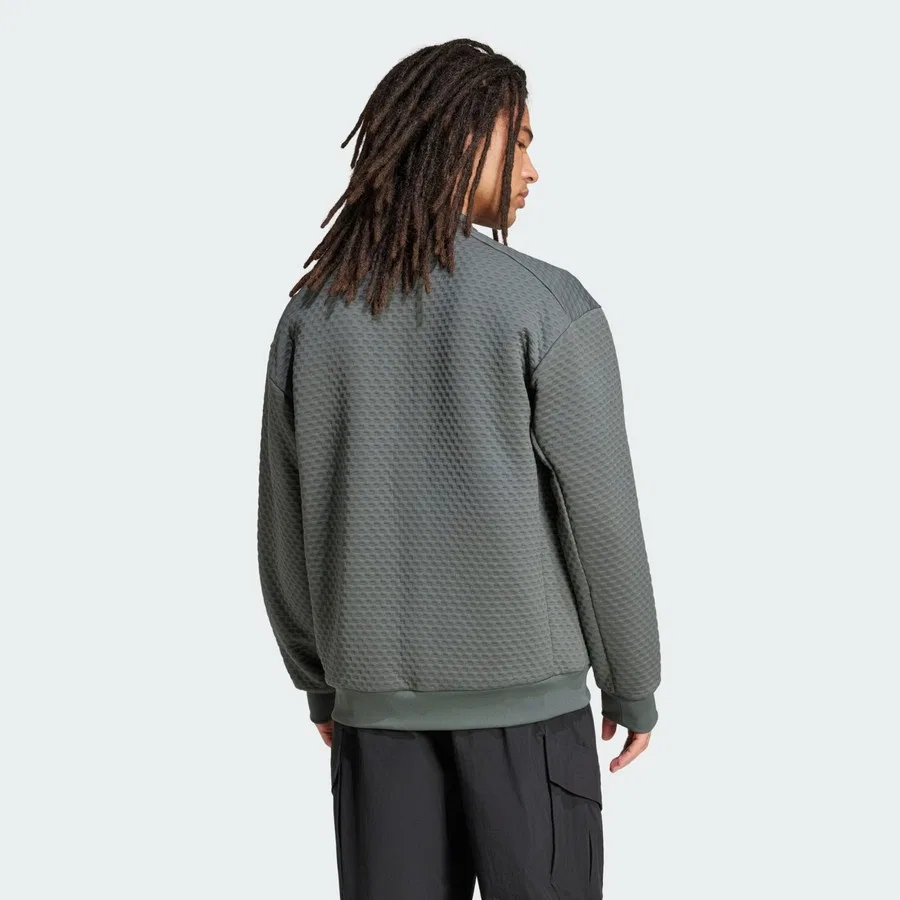 Свитшот-куртка Terrex Xploric Sweater Jacket, adidas, Черный — фото 2