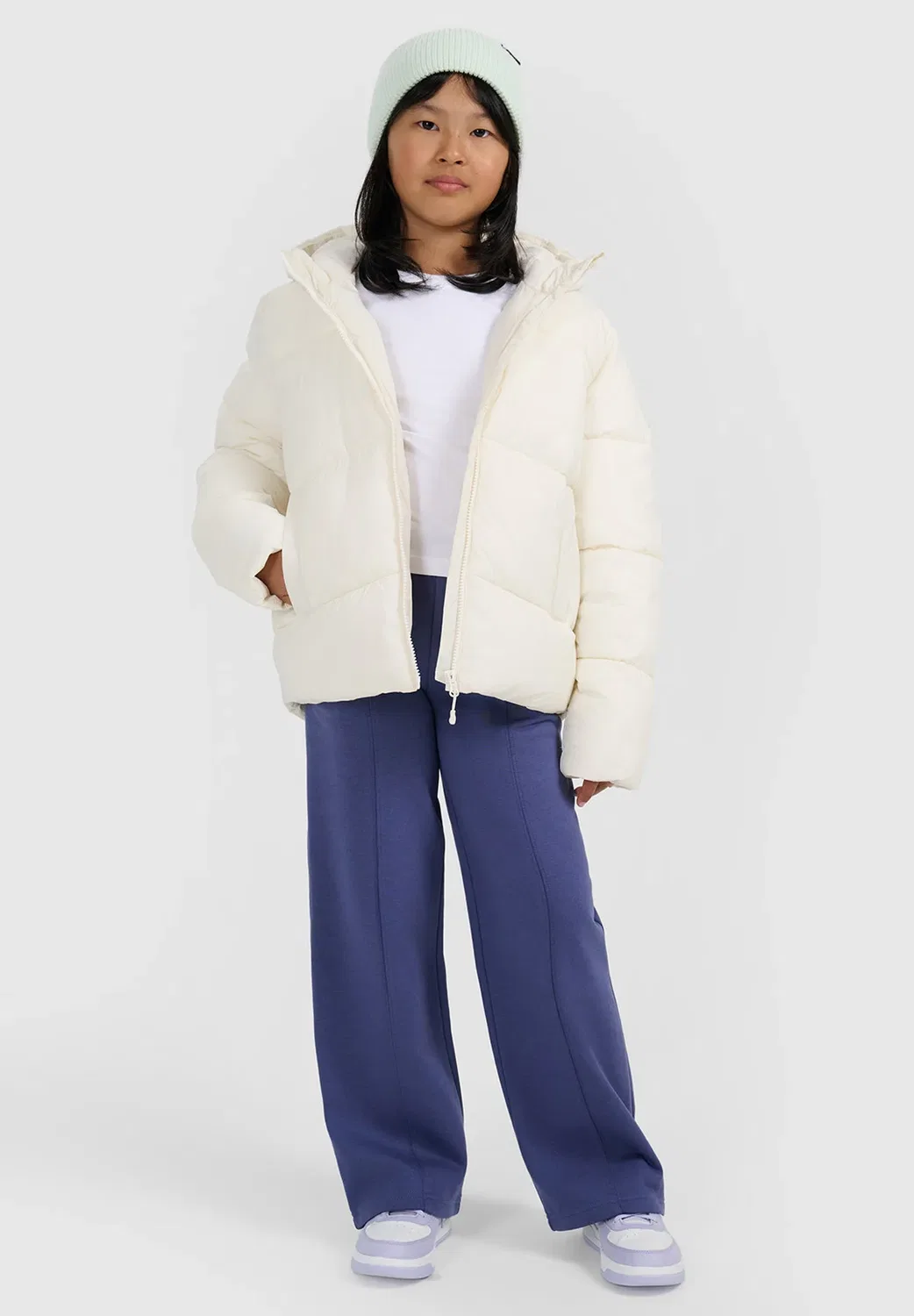 Зимняя куртка 4F, Off-White