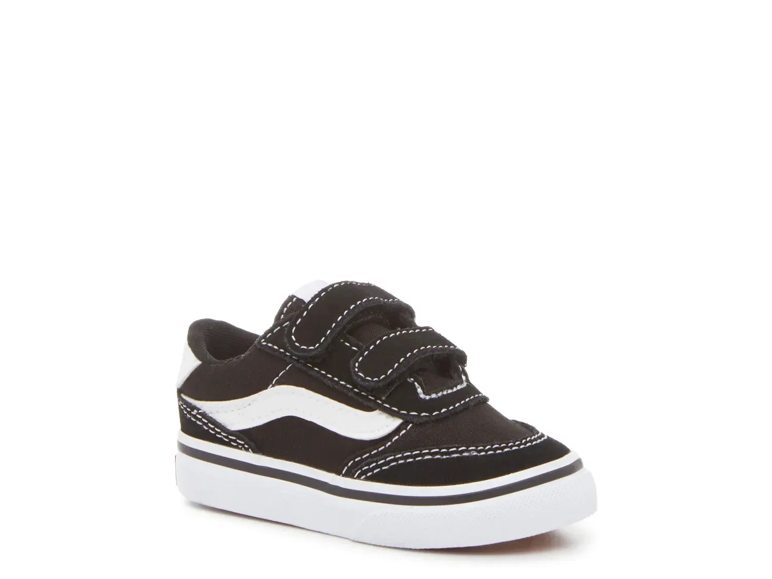 Кроссовки Brooklyn для малышей, Vans, черно-белые