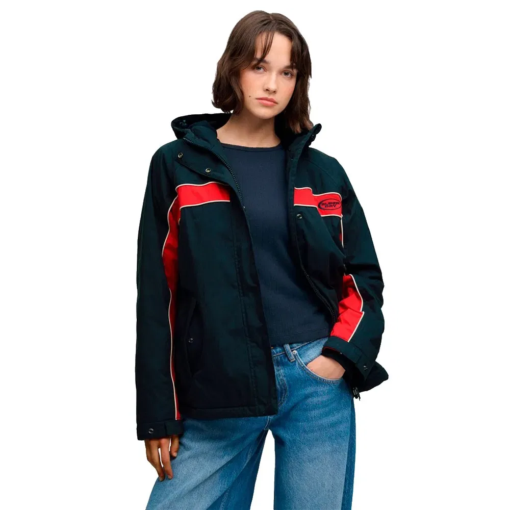 Женская ветровка с капюшоном Vintage Hooded Wind Superdry, Blue