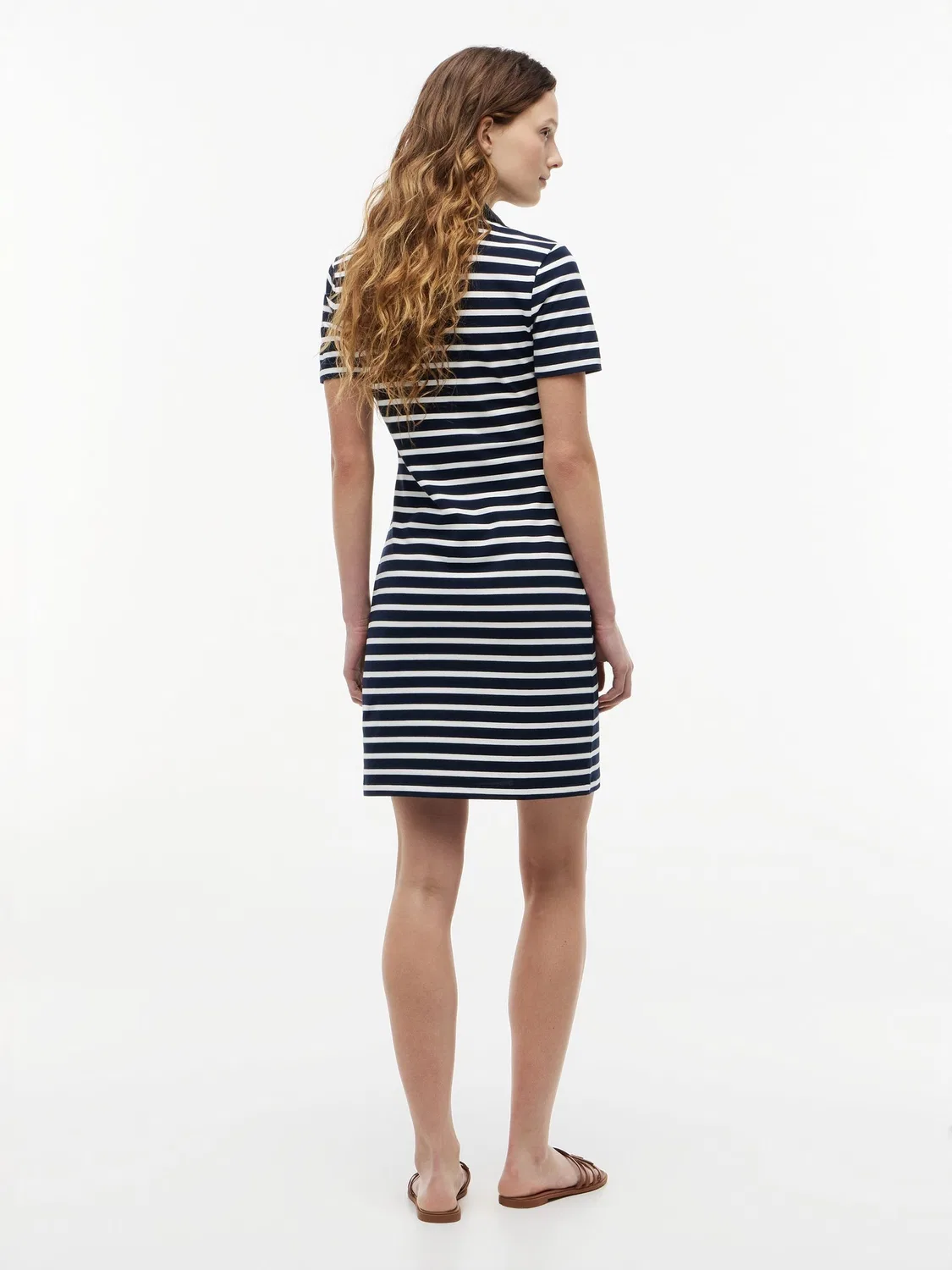 Платье-поло Slim Fit Tommy Hilfiger, синее — фото 2
