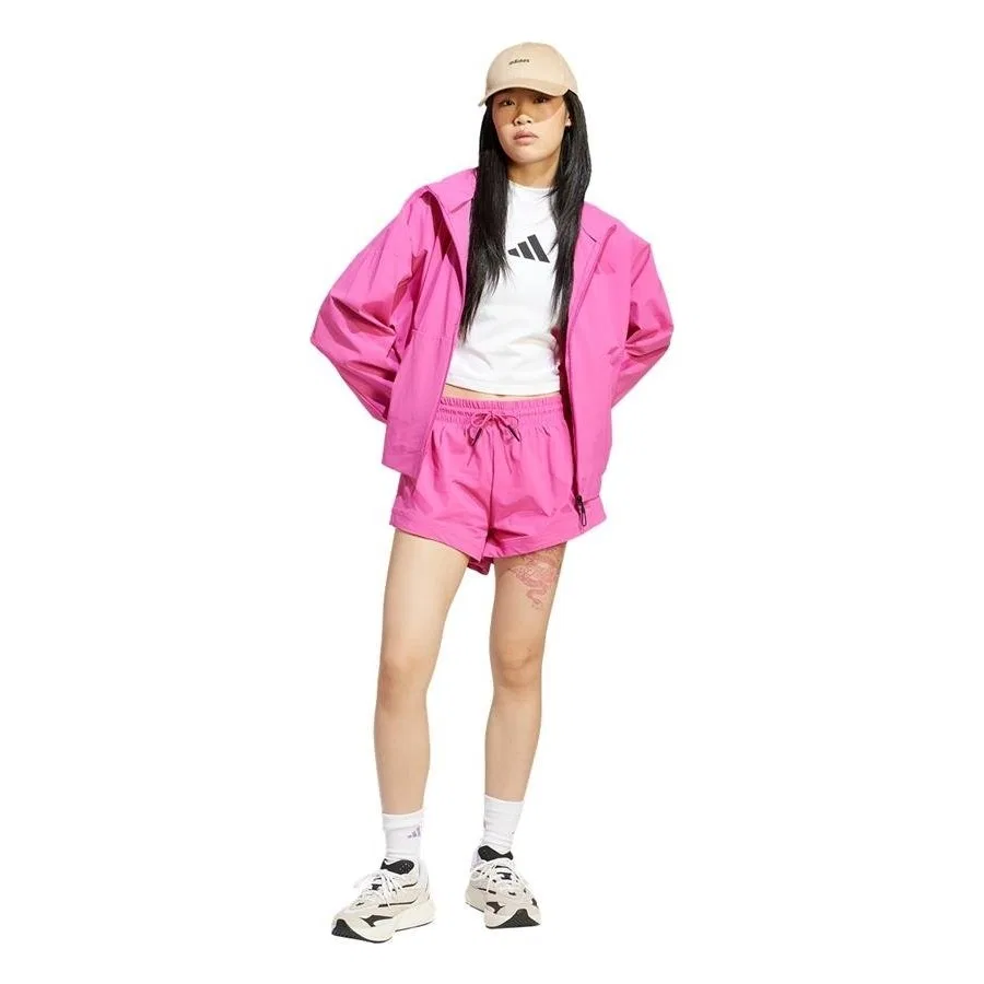 Спортивные шорты с длиной до колена W Z.N.E. WV SH adidas, Розовый — фото 4