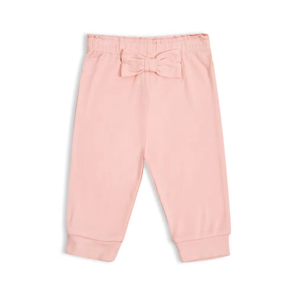 Боди-комбинезон с штанами комплект Pink bsuit The Mom Store, розовый — фото 2