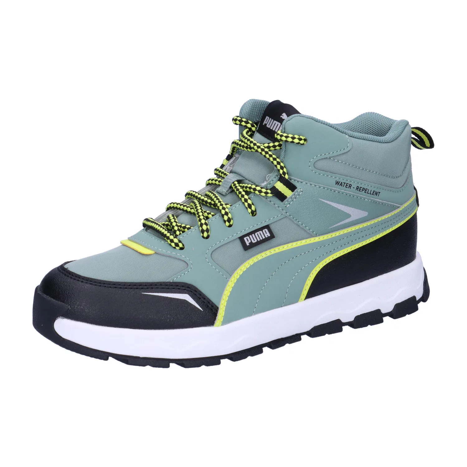 Детские кроссовки с высоким верхом Evolve Trail Jr Puma, Grun