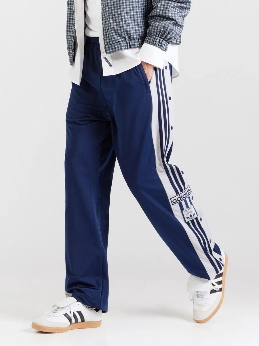 Брюки ADIDAS ORIGINALS свободного кроя 'ADIBREAK' цвета морской волны — фото 2