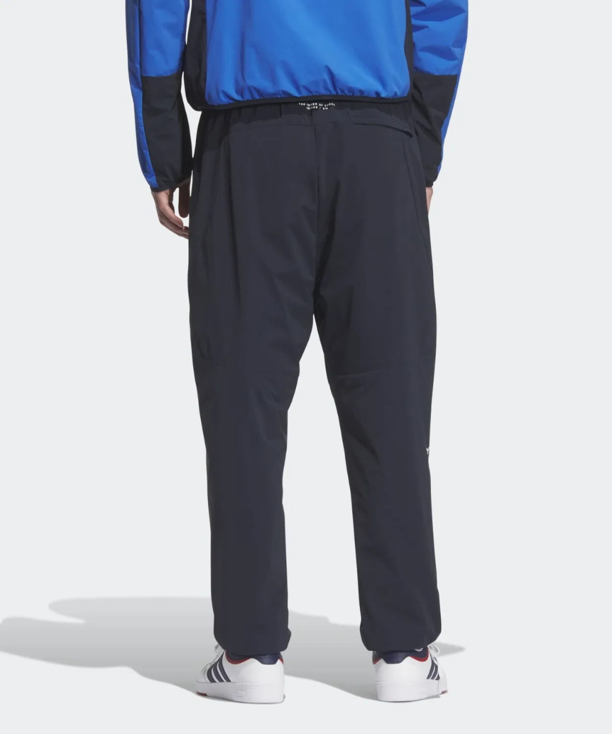 Мужские спортивные штаны с регулируемым поясом Adidas Adaptation Stretch Woven Full Length Pants, Blue — фото 2