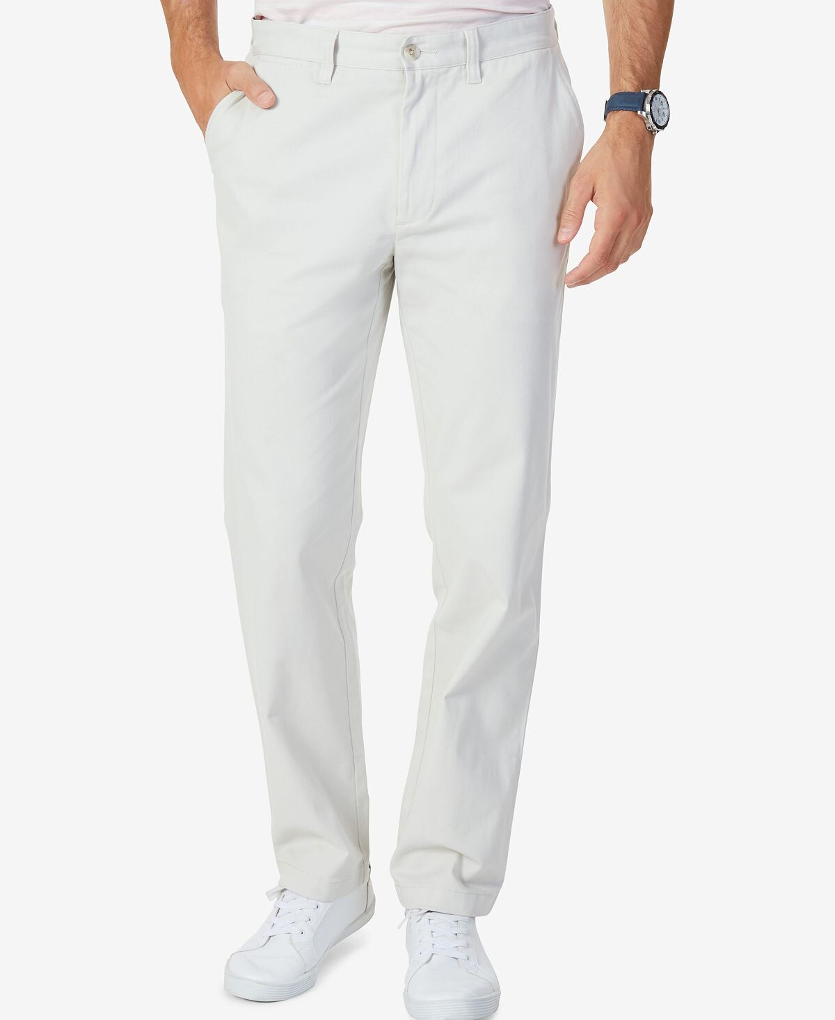 

Эластичные брюки чинос классической посадки Nautica, белый