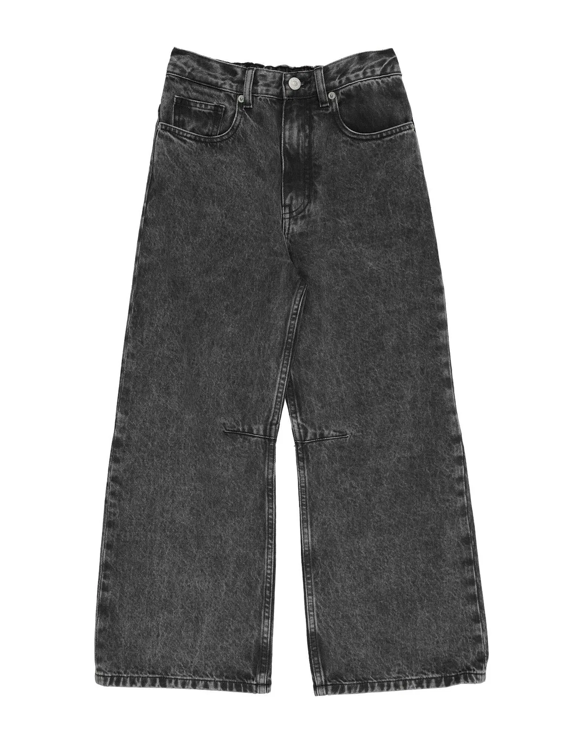 Детские джинсы для мальчиков с потертостями MM6 Maison Margiela, черный