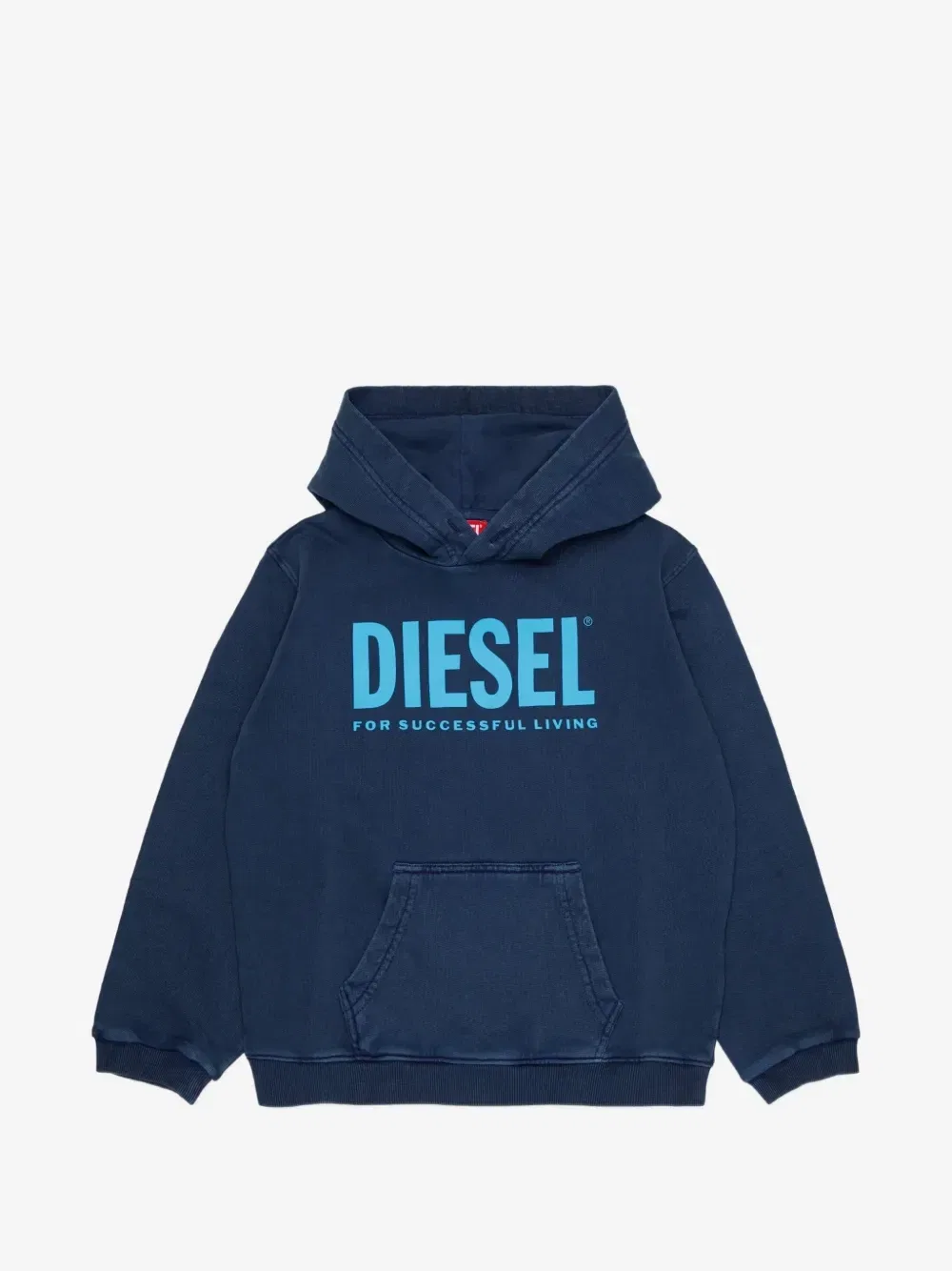 Худи с логотипом Diesel Kids, синий