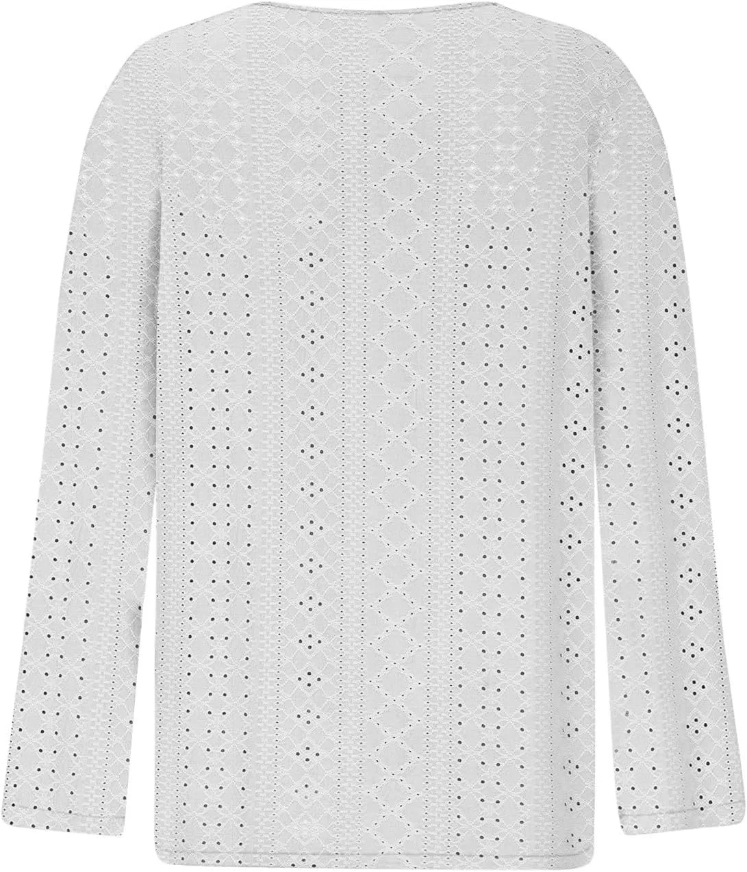 Женская блуза с вышивкой Eyelet, White — фото 2