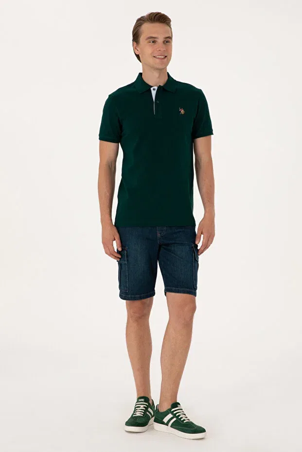 Мужские шорты с обычной посадкой U.S. Polo Assn., Green — фото 3