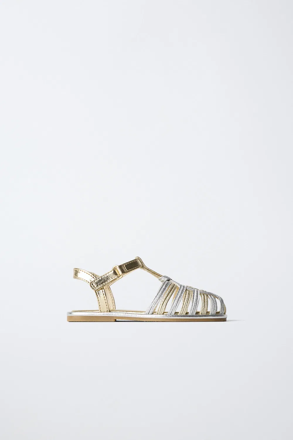 МЕТАЛЛИЧЕСКИЕ САНДАЛИ ZARA, Gold