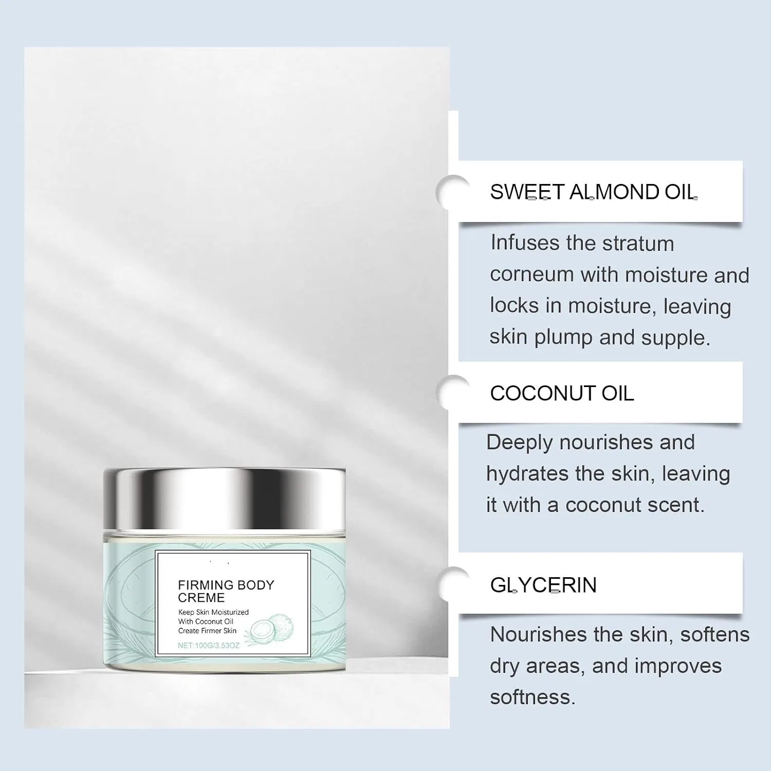 Крем для тела Coconut Lifting Body Cream, kuhbsdg, 100 г — фото 4