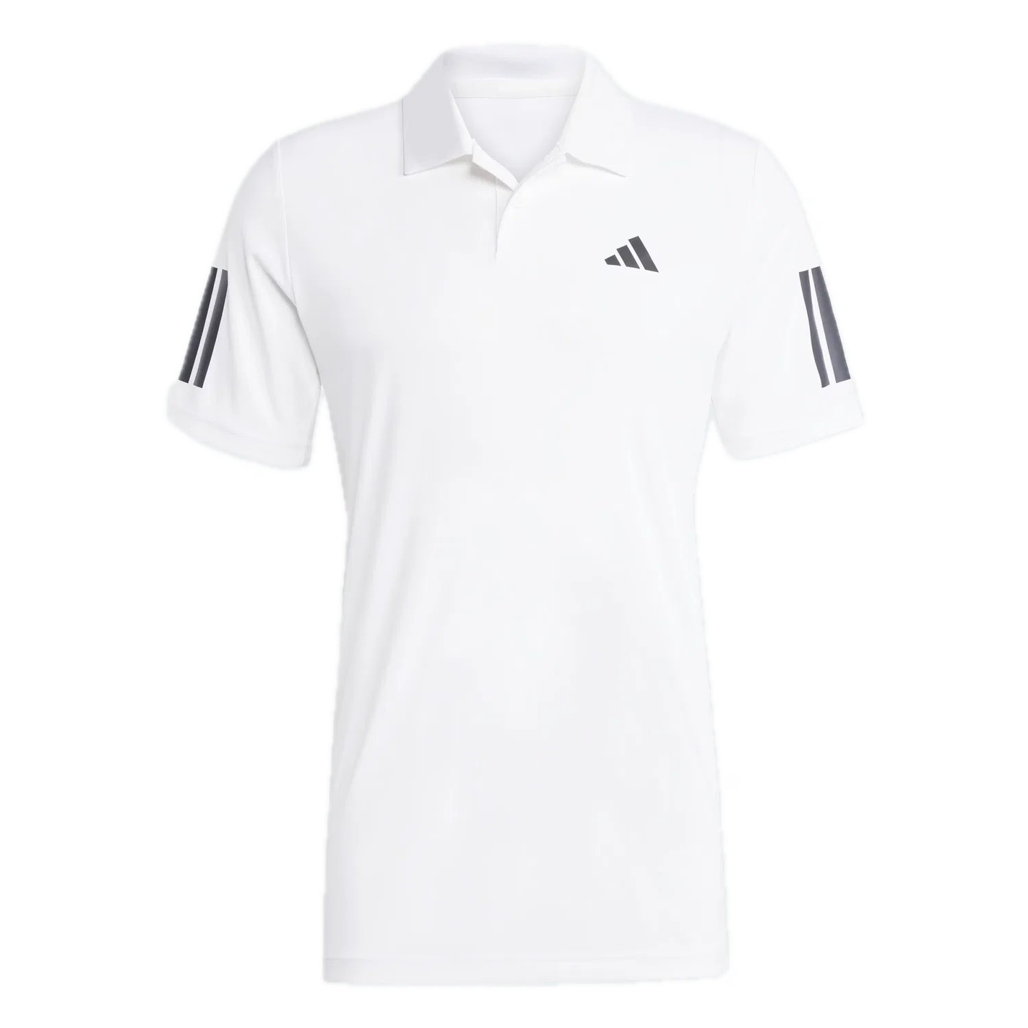Мужское поло с тремя полосками Adidas, белый