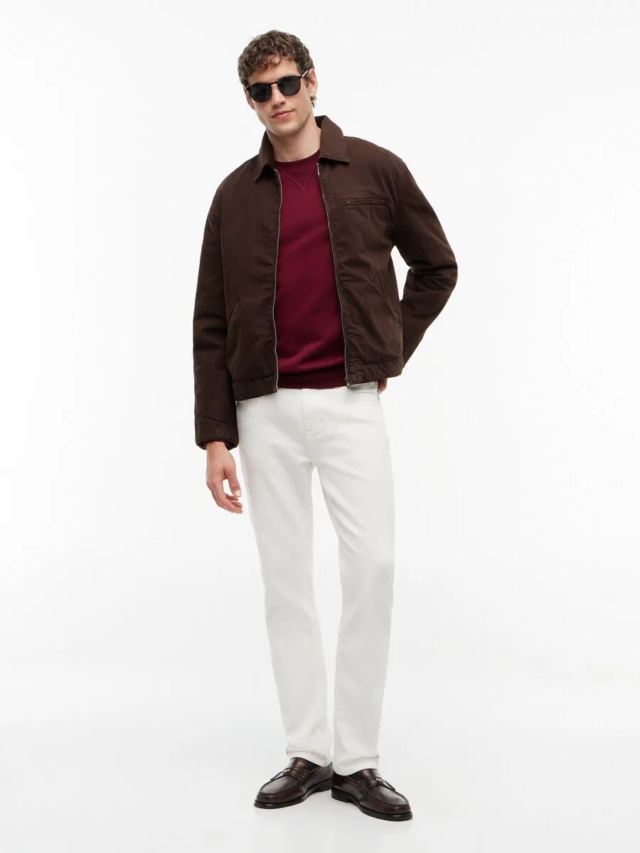 Толстовка TOMMY HILFIGER 'ESS SEASONAL' бордового цвета — фото 4