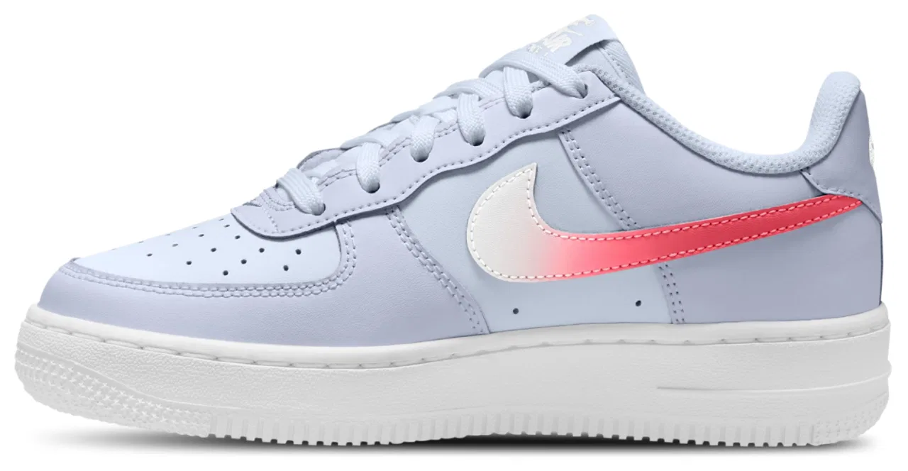 Детские кроссовки для девочек Nike Air Force 1, Pink/White/Grey — фото 2