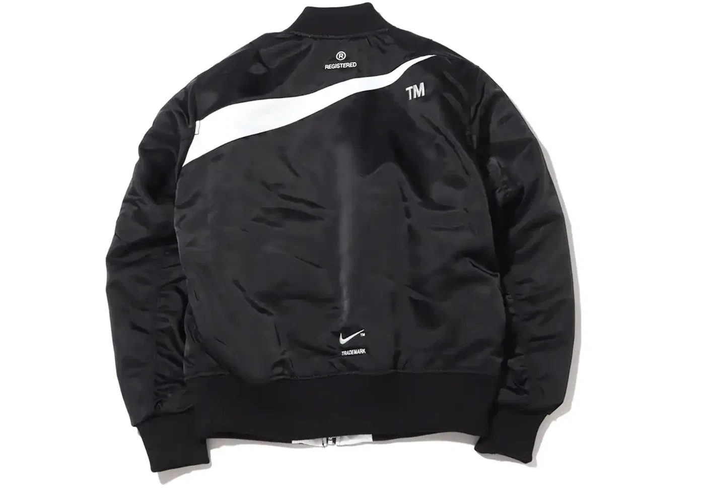 Мужская куртка-бомбер синтетическая двусторонняя Nike Therma FIT Synthetic Phil Reversible Bomber Jacket Asia Sizing Nike, Black — фото 2