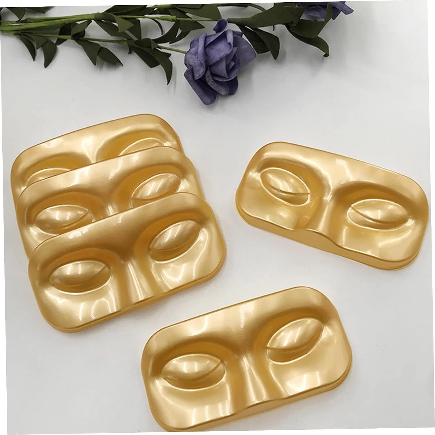 Набор для хранения ресниц, 10 шт, PVC, Gold Cnafgbgg — фото 4