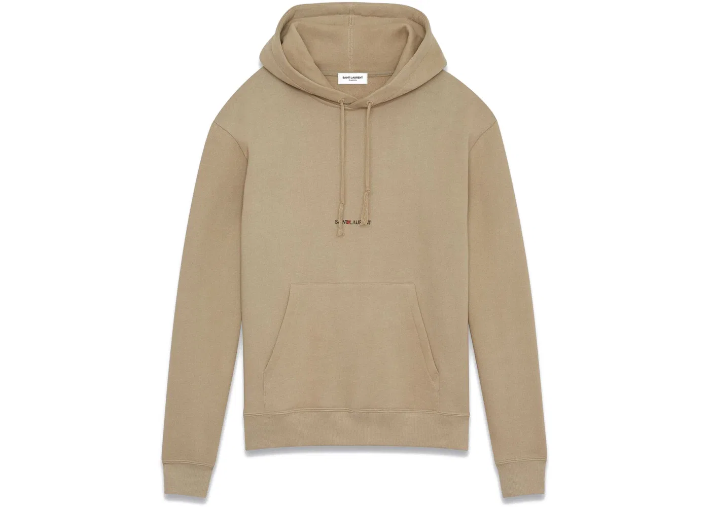 Мужской худи с капюшоном Saint Laurent Rive Gauche Hoodie, Sand